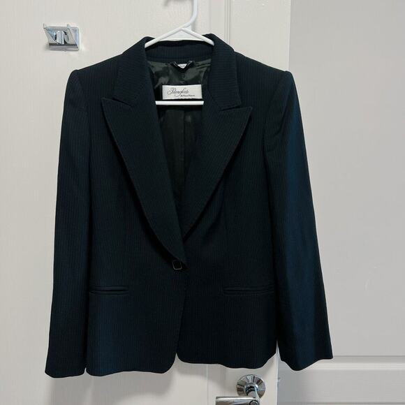 MaxMara Strip Blazer Made in Italy Size 6 - Picture 1 of 11